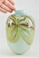 Craig Howell Signed Glass Vase