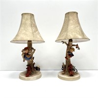2 HUMMEL LAMPS