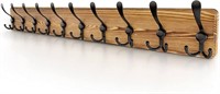 SAYONEYES Heavy Duty Rustic Pine Brown Wood Rack