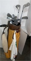 Mix brand gulf clubs with bag