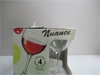 4 Nuance Wine Glasses