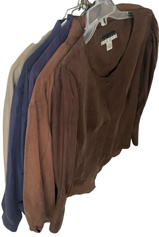 Assorted Vintage Silk Blouses