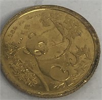Gold Panda 1/20 oz. 1.5 Grams 1992