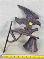 Cast Iron Eagle Bell 12" Tall