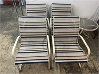 Aluminum Outdoor Chairs with Mesh Seats