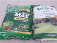 Scotts Green Max Lawn Food & 16.8# Bag of Fast