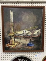 ORIGINAL OIL STILL LIFE ON CANVAS