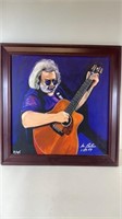 Marty Balin 7/75 Jerry Garcia Framed Giclee