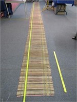 long rag rug runner - over 23ft long