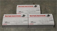 (3) Boxes Winchester Ammunition, 45 Auto, 230
