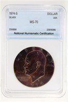1974-S Ike Dollar NNC MS-70 Silver