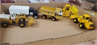 Construction toys and grain truck