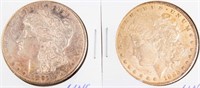 Coin 2 Morgan Silver Dollars 1891-S & 1985-O Nice!