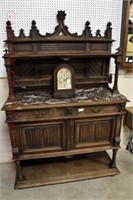 Gothic Marble top Sideboard: