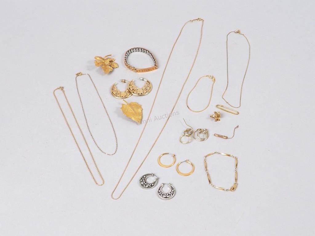 Gold & Silver Colored Costume Jewelry