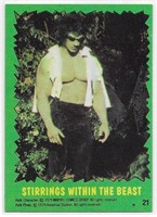 1979 Topps The Incredible Hulk card #21