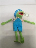Vintage Kermit The Frog Plush Doll