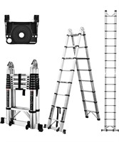 $160 HBTower 16.5 Ft Telescoping Ladder, A Frame