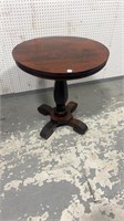 Mahogany Empire Lamp Table