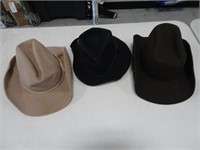 Three Vintage Hats