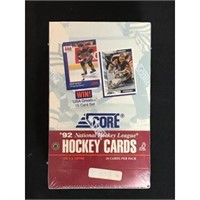 1992 Score Hockey Sealed Wax Box
