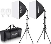 NEEWER 700W Equivalent Softbox Lighting Kit, 2Pack