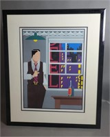 Impiglia, "Traveling Salesman," 1981, Serigraph.