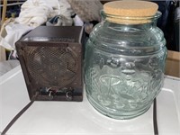 Electric Heater and Jar with Lid