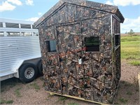 New insulated camouflage 6x6 hunting blind