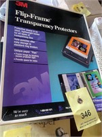 flip frame transparency protectors
