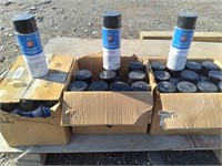 34 Cans-- Automotive Spray Paint