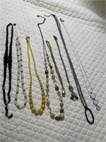 Lot of 8 Costume Necklaces