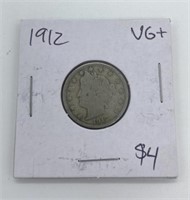 1912 Liberty V-Nickel Coin