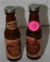 VTG SET OF GLASS RUPPERT KNICKERBOCKER BEER SHAKER