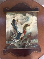 Vintage hand painted wildlife art