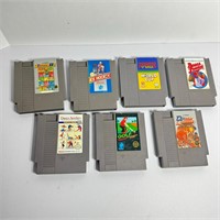 Nintendo NES Video Game Lot of 7