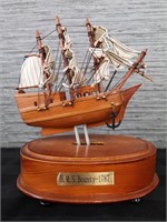 H.M.S. Bounty Musical Mobile replica Ship