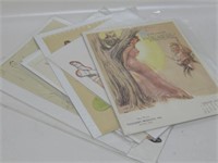 9 Vintage Pin Up Girls Calendar Pages & Centerfold
