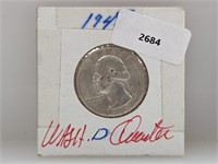 1948-D 90% Silver Washington Quarter