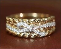 18Kt Gold Natural Diamond Ring