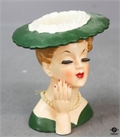 Napo Porcelain Lady Head Vase