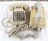 Pair of Push-Button Telephones