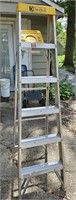 6 Foot Davidson aluminum ladder