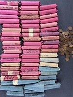 Assorted Wheat, Memorial Cents in Rolls