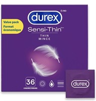2x Durex Sensi-Thin Super Thin Lubricated C
