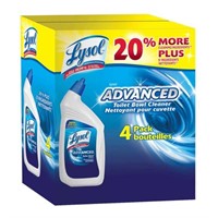 4-Pk Lysol Advanced Toilet Bowl Cleaner, 946ml