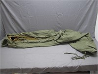 Vintage WWII Wool Interior US Army Sleeping Bag