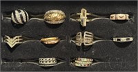 10 fashion rings - most expandable or sz7