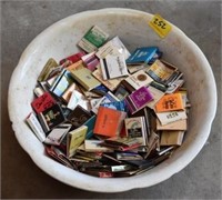 MATCHBOOK COLLECTION IN BOWL