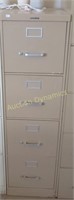 4-Drawer File Cabinet, Tan